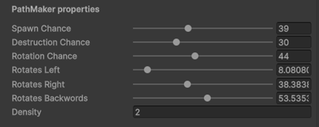 PathMaker and Chunk properties
