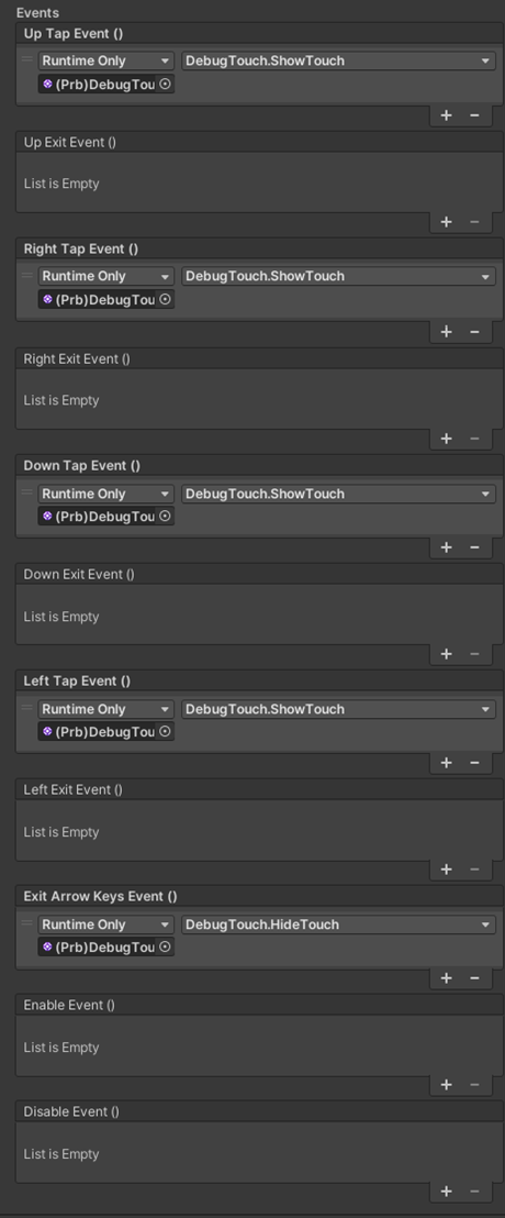 Arrow Keys disable method